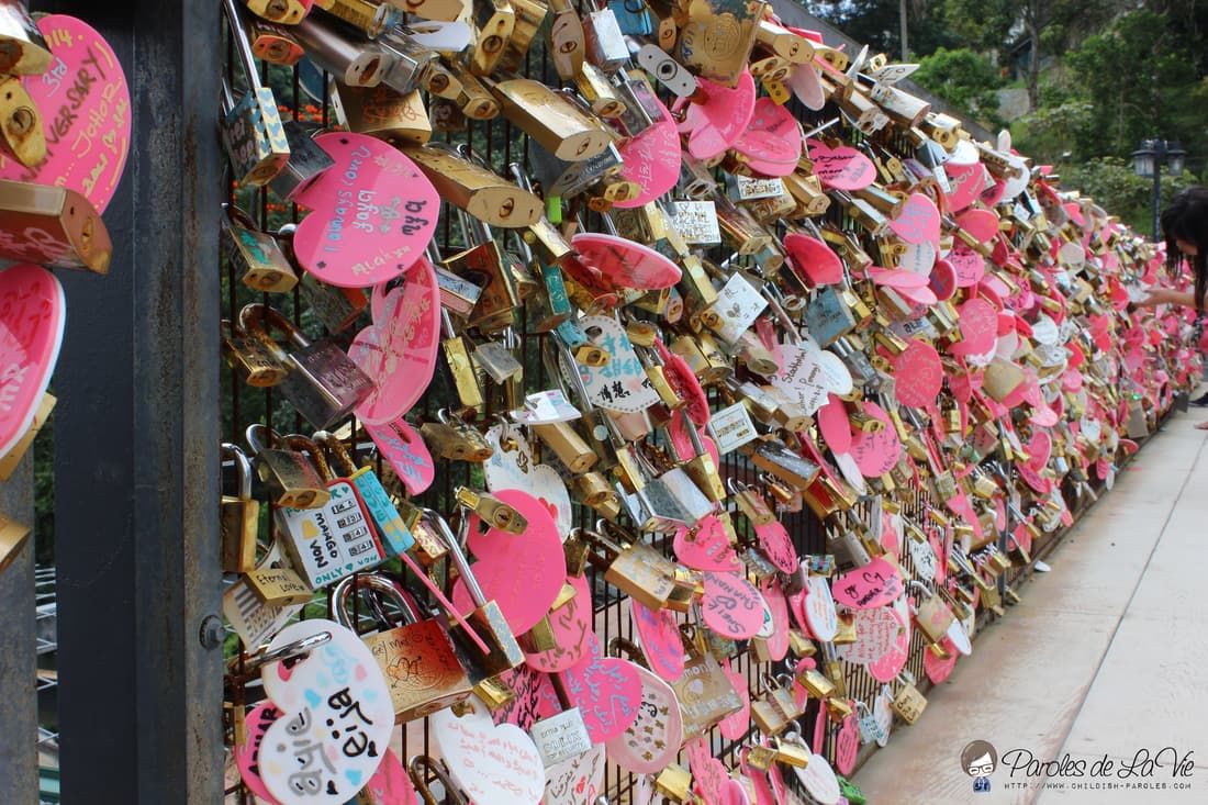 thing to do on penang hill love lock penang hill